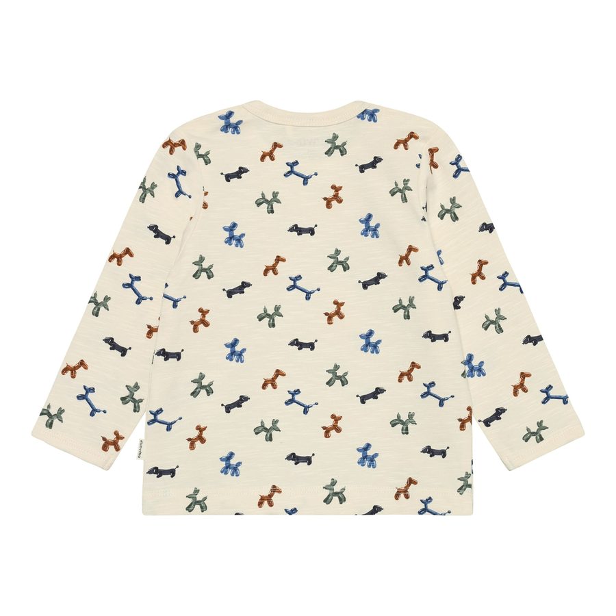 Minymo Shirt langarm Luftballon-Hunde