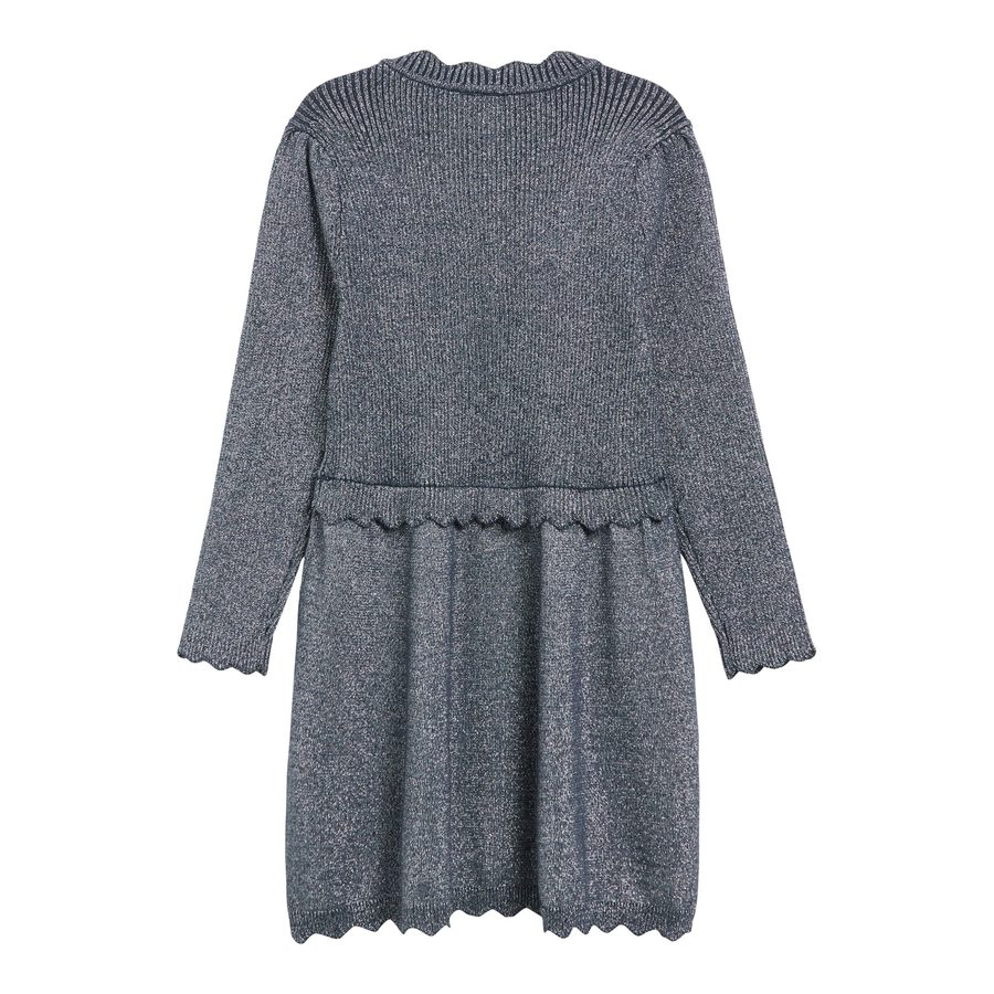 S.Oliver Kleid langarm Glitzer