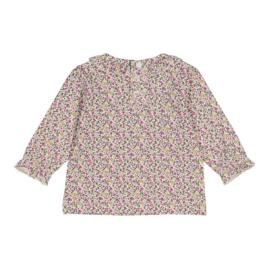 Feetje Shirt langarm mit Rüschenkragen Blumen