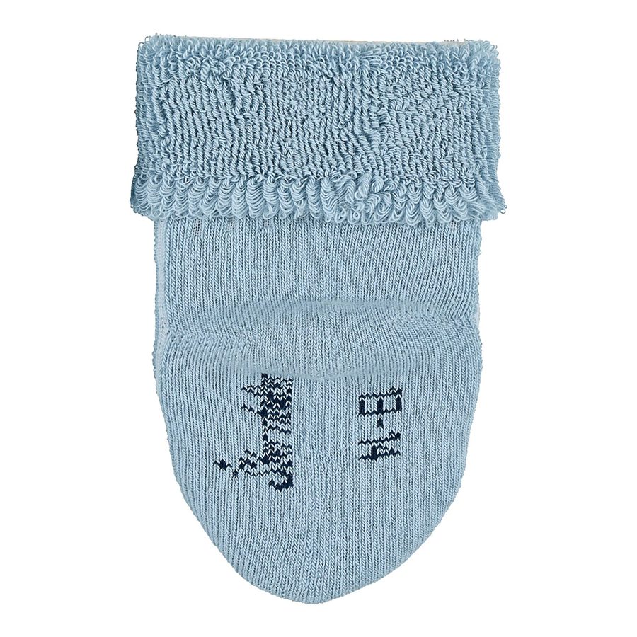 Sterntaler Socken mit geripptem Vollplüsch von Sterntaler