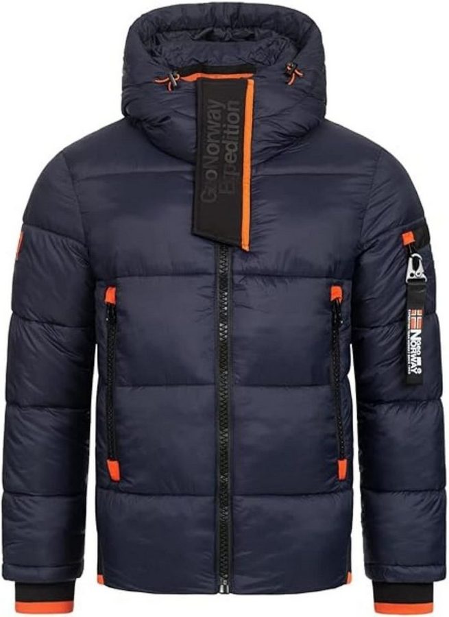 Geographical Norway Winterjacke (Packung, S bis 3xl) Herren Outdoor Jacke Parka Steppjacke warm Gefüttert