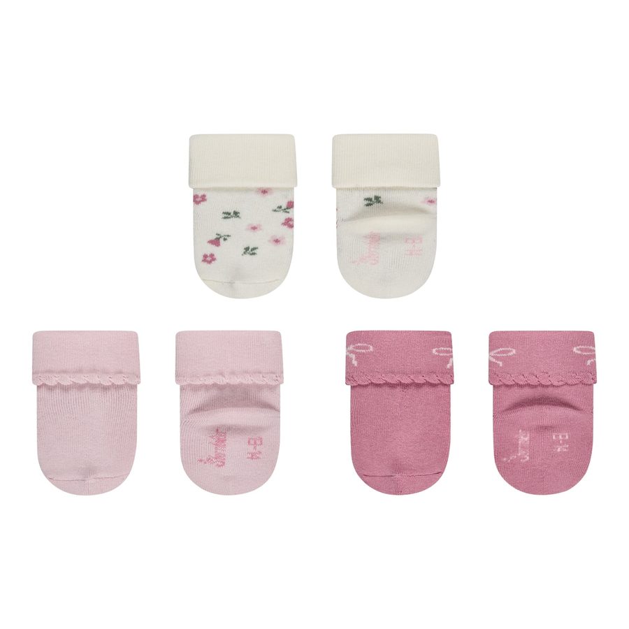 Sterntaler 3er-Pack Socken Blumen Schleife von Sterntaler