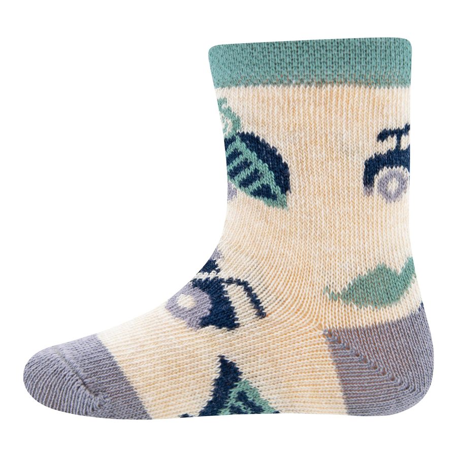 Ewers 3er-Pack Socken Baustellenfahrzeuge von Ewers