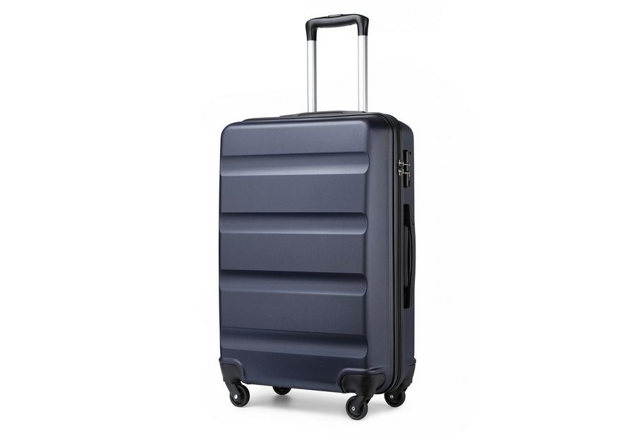 KONO Hartschalen-Trolley Handgepäck Leicht Hartschalenkoffer aus ABS Reisekoffer mit 4 Rollen