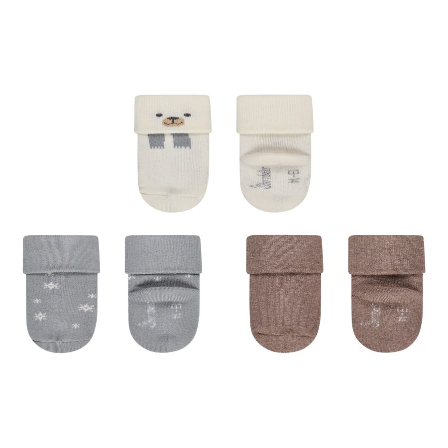 Sterntaler 3er-Pack Socken Eisbär Schneeflocken von Sterntaler