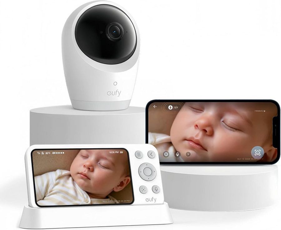 Anker eufy Überwachungskamera eufy Babyphone mit Kamera E21 (Innenbereich, 1-tlg., mit Kamera E21)