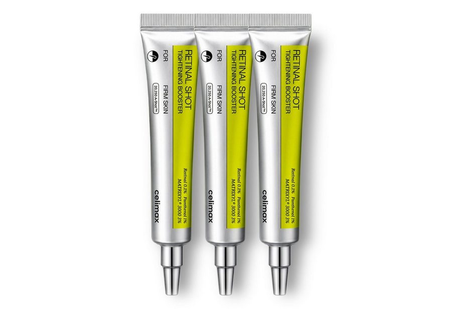 celimax Gesichtsserum Anti-Aging Anti-Falten Serum Celimax Retinal Shot Tightening Booster, 3-tlg., Serum, Retinal, Faltenreduzierer, Anti-Falten