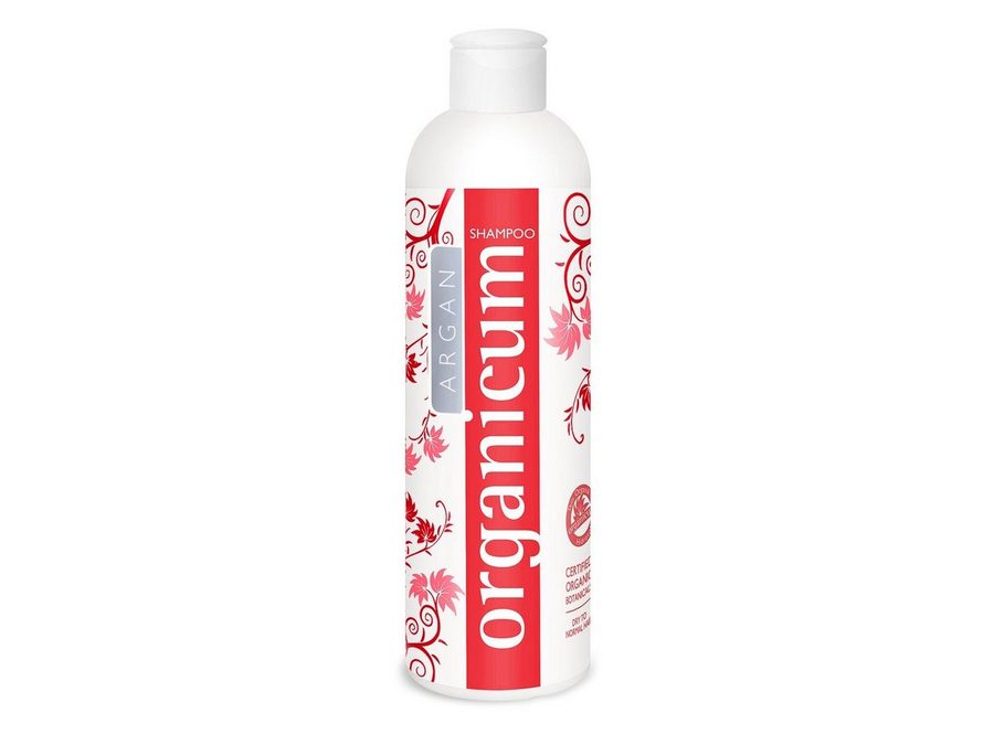 organicum Haarshampoo Argan Shampoo für gefärbtes Haar 350 ml, für coloriertes Haar, ohne Silikon, Paraben und andere