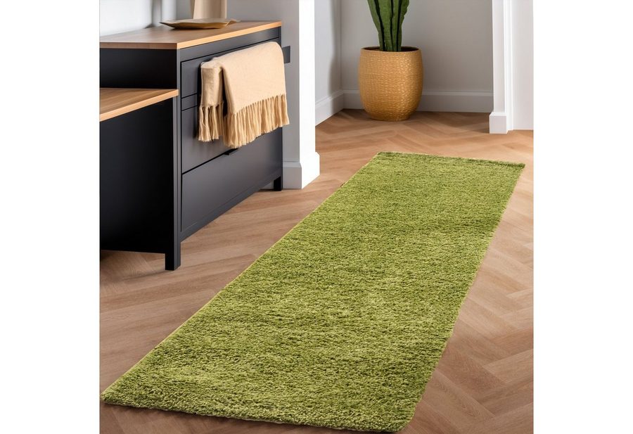 SIMPEX24 Teppich Unicolor - Einfarbig, Läufer, Höhe: 30 mm, Einfarbig Shaggy Teppich Wohnzimmer Langflor Versch. Farben und Größen von SIMPEX24