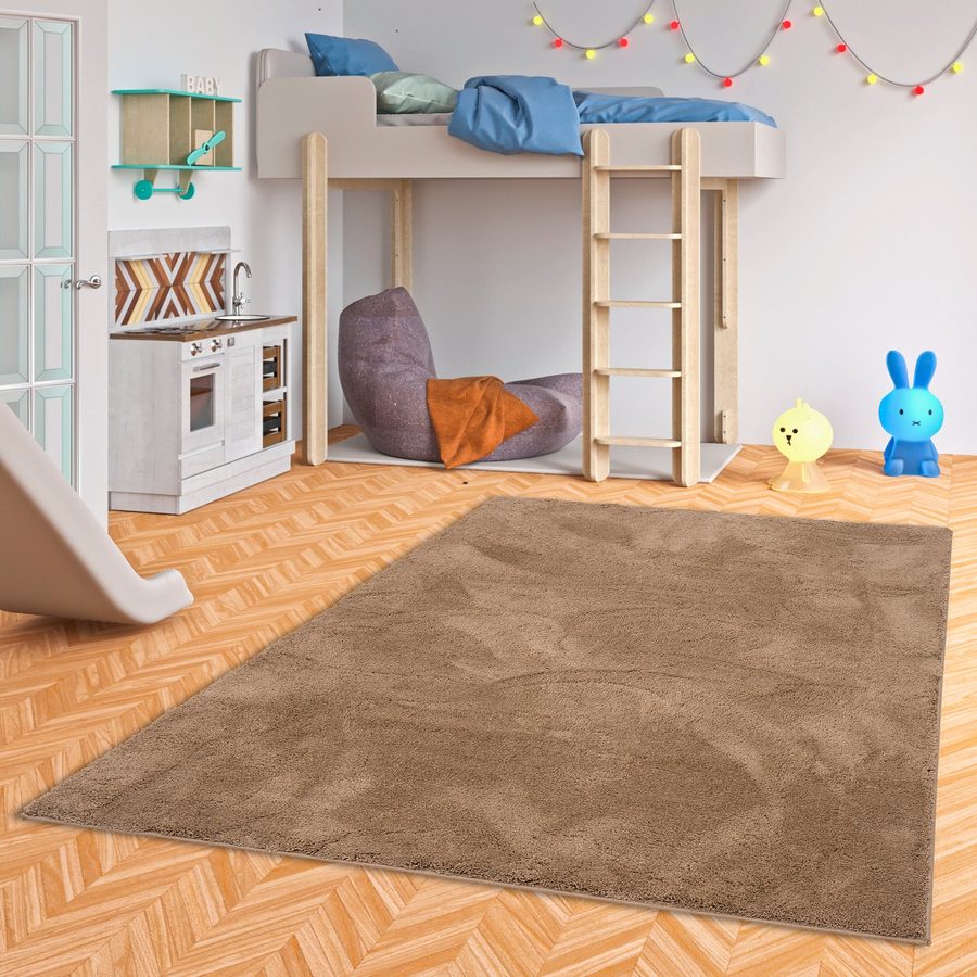 Pergamon Kinderteppich Super Soft Hochflor Silky Kids