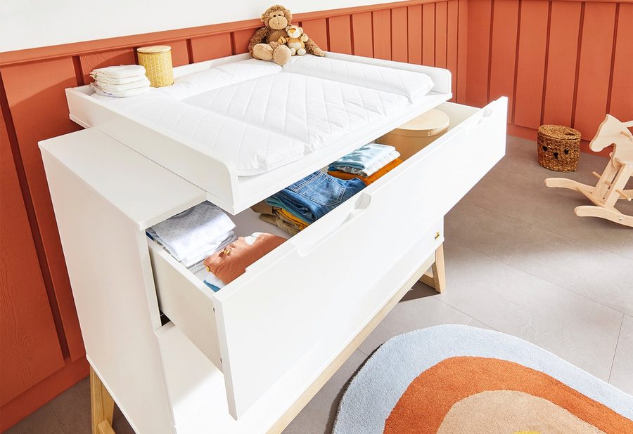 Pinolino Kinderzimmer-Set „Bridge” extrabreit groß, 3-tlg.
