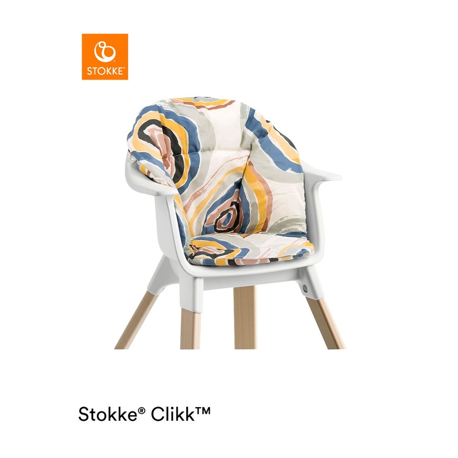 Stokke® Clikk™ Sitzkissen Organic Cotton mit schmutzabweisender Beschichtung