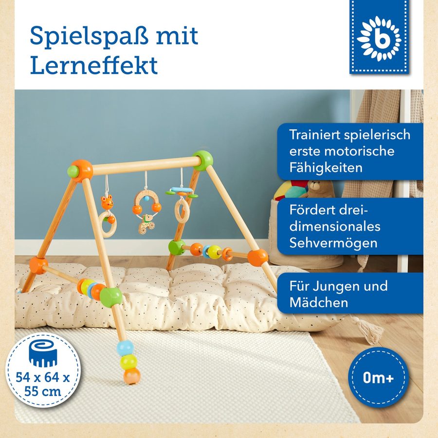 Bieco Spielbogen Holz Höhenverstellbar - ab Geburt