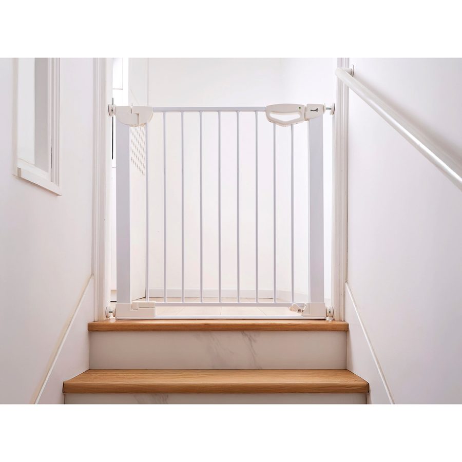 Geuther Tür- & Treppenschutzgitter Easylock mit Flatstep 83-90cm