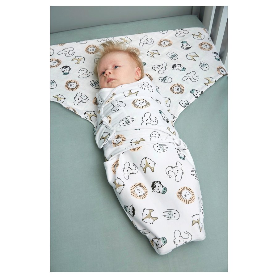 Meyco Baby Pucktuch SwaddleMeyco 1.0 TOG Größe S/M