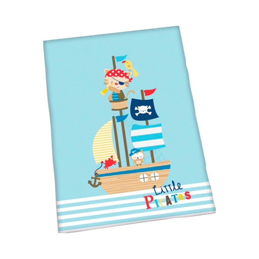 Baby Best Linon-Bettwäsche Little Pirates 40x60 / 100x135 cm