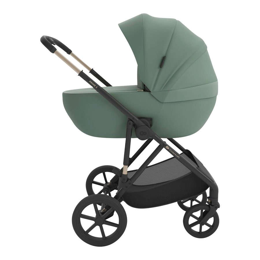 Kinderkraft Kombikinderwagen Trio-Set PRIME 3 3in1 inkl. Babyschale MINK PRO 2 gruen