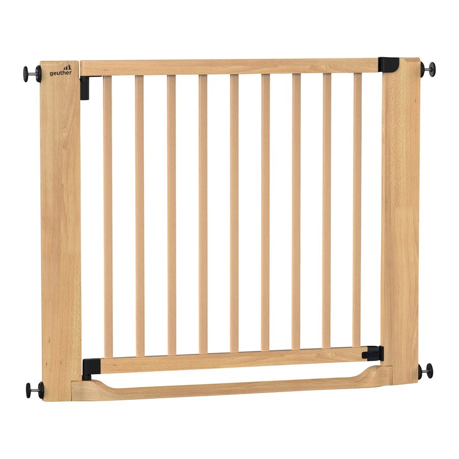 Geuther Tür- & Treppenschutzgitter Easylock Holz mit Flatstep 95-103cm