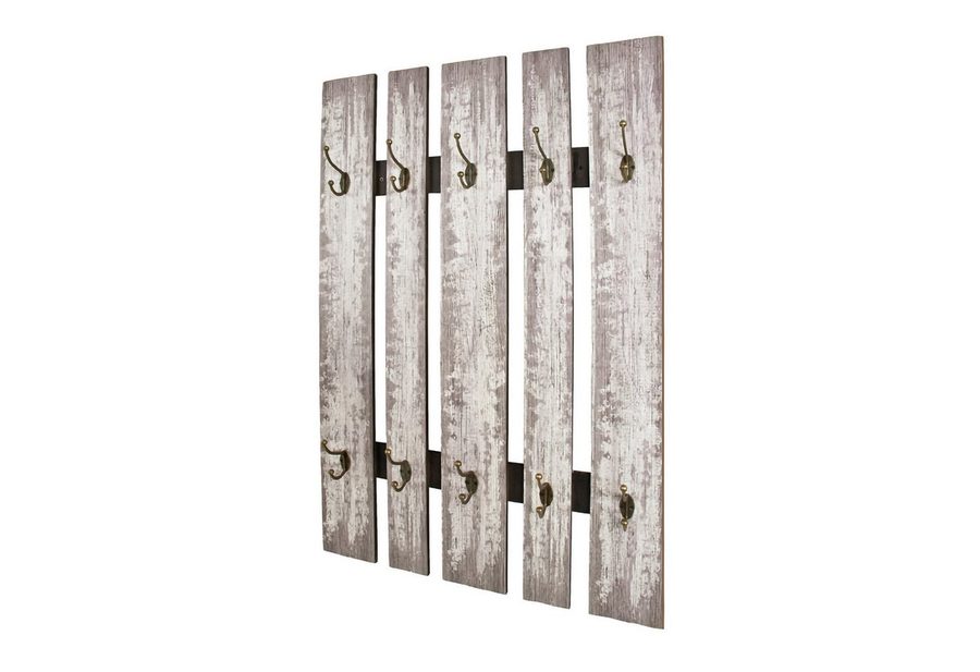 HAKU Wandgarderobe HAKU Möbel Wandgarderobe - grau - H. 100cm x B. 65cm (1 Stück)