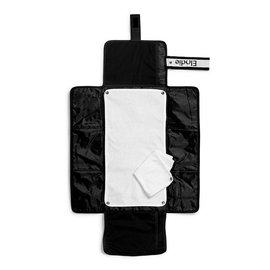 Elodie Tragbares Wickelpolster Wickelauflage - Off Black