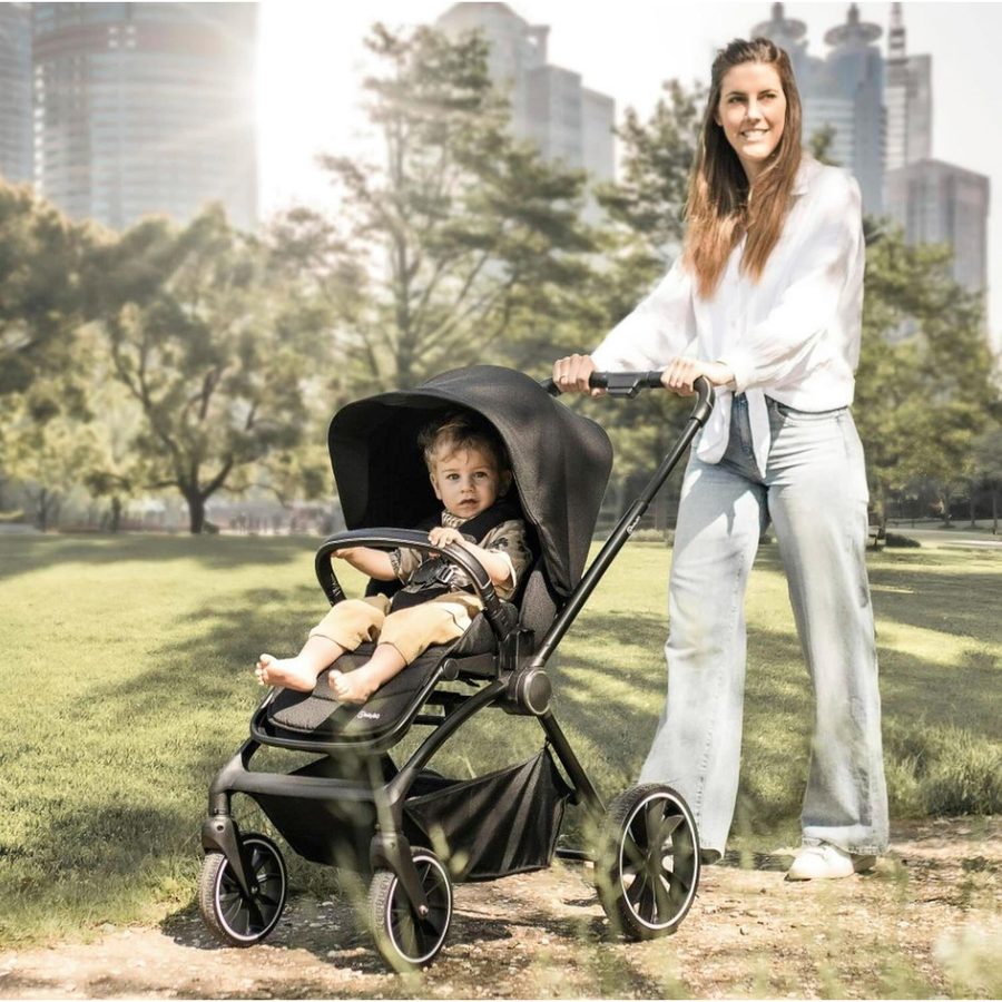 Babygo Kombikinderwagen Harmony Trio-Set inkl. Babyschale iTravel XP schwarz