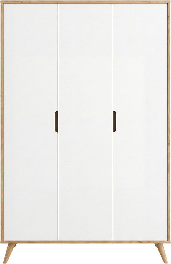 OTTO home Kleiderschrank TALVINNA, Schlafzimmerschrank,Garderobenschrank,Schrank,Dielenschrank (OTTO HOME TOPSELLER) 3-türig, Breite 120cm, 1 Kleiderstange, 2 feste & 2 variable Böden von OTTO home