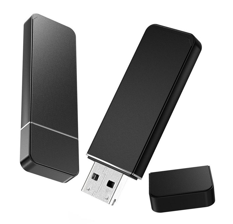 SpionProfi Überwachungskamera 64GB Usb Stick Mini Kamera Full HD Video Ton Aufnahme Bewegungsmelder (Innenbereich, Außenbereich, 1-tlg., Usb Stick mit versteckte Full HD Kamera Spycam mit Bewegungserkennung)
