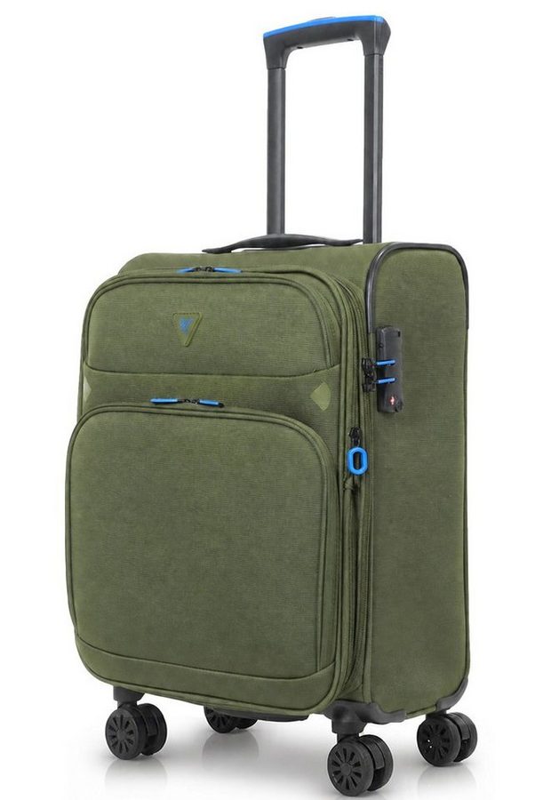 Verage Koffer Erweiterbar Weichschalenkoffer Breeze, Stoffkoffer mit, 4 Rollen,Volumenerweiterung,TSA-Zahlenschloss, Handgepäckkoffer S/M/L/Set von Verage