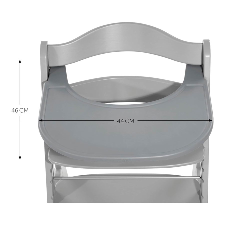 Hauck Hochstuhltisch Alpha Click Tray von Hauck