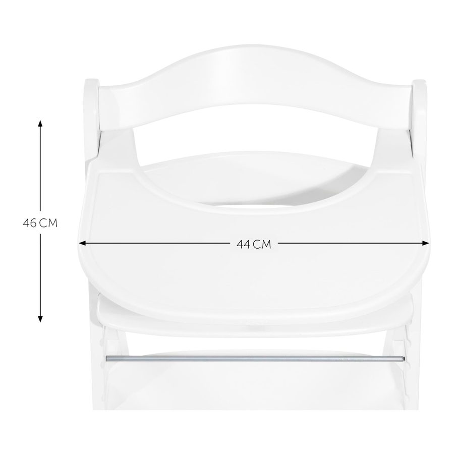 Hauck Hochstuhltisch Alpha Click Tray von Hauck