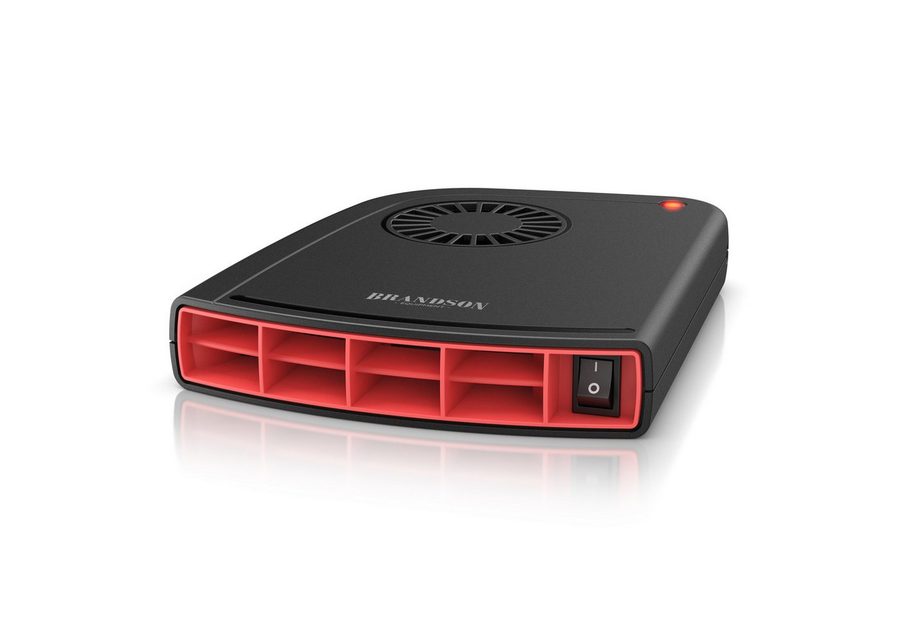 Brandson Heizlüfter Innenraumheizung, mobile Auto Heizung, Standheizung für PKW und LKW, 1200 W, Autoheizung, Keramik Heizlüfter, Überhitzungsschutz, Entfroster
