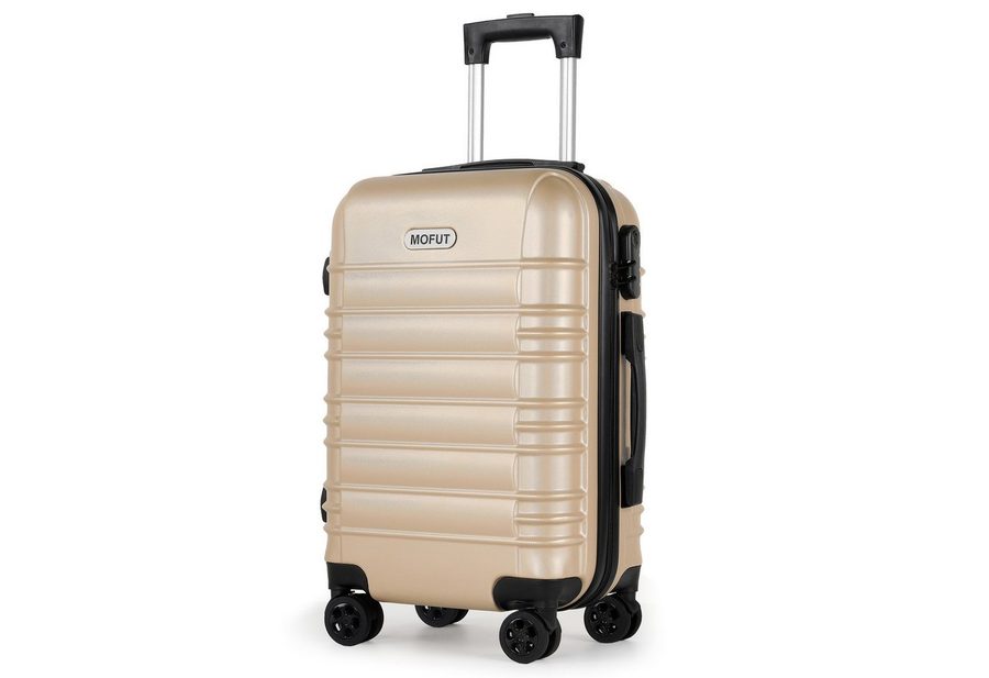 MoFut Hartschalen-Trolley Reisekoffer Trolley Großer Koffer Handgepäck Hartschale aus ABS, 4 Rollen, Trolley Handgepäck Große Kapazität mit 4 Rollen und Zahlenschloss