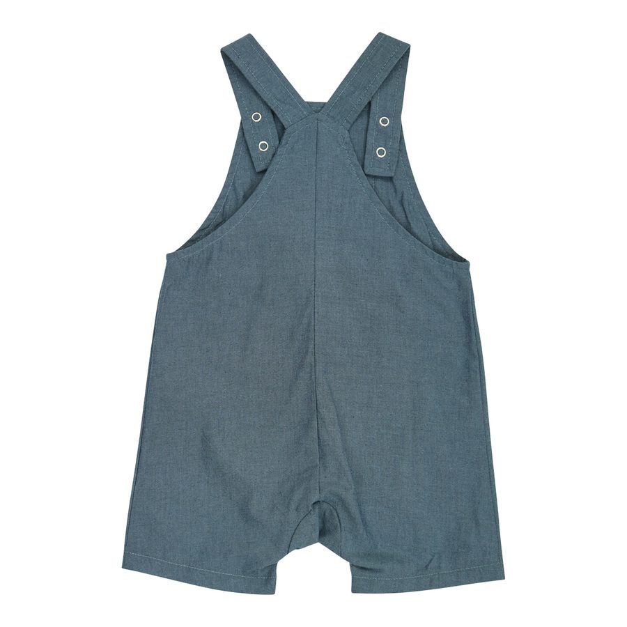 Müsli Chambray-Latzhose kurz von Müsli