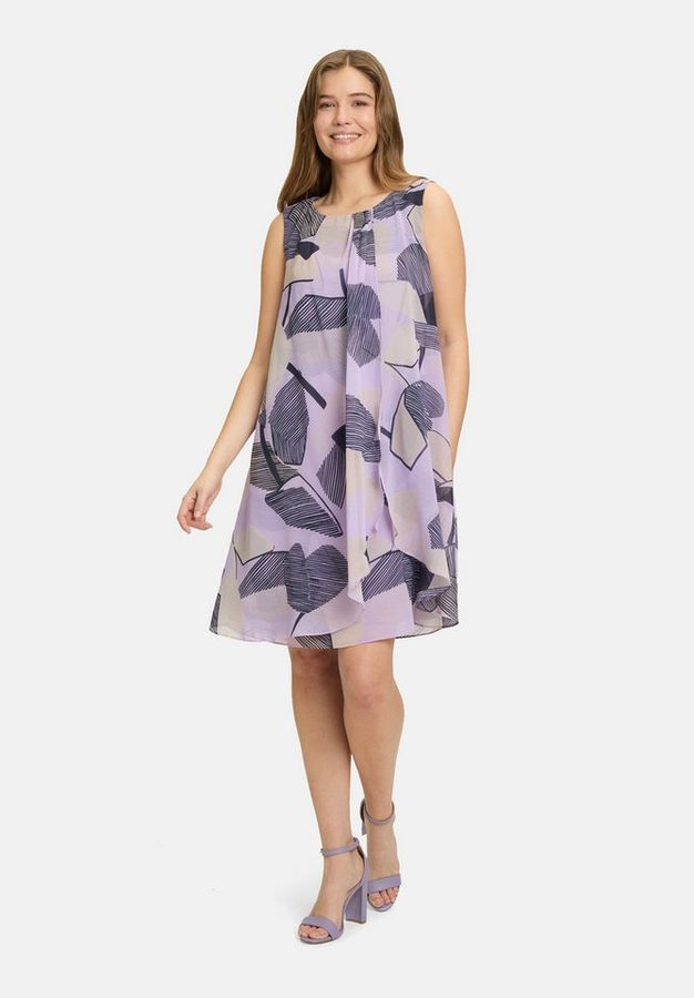 Betty&Co Chiffonkleid Damen im Layer Look Druck
