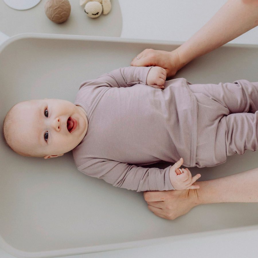Emma & Noah Easy-on Strampler langarm mit Umschlagbündchen von emma & noah