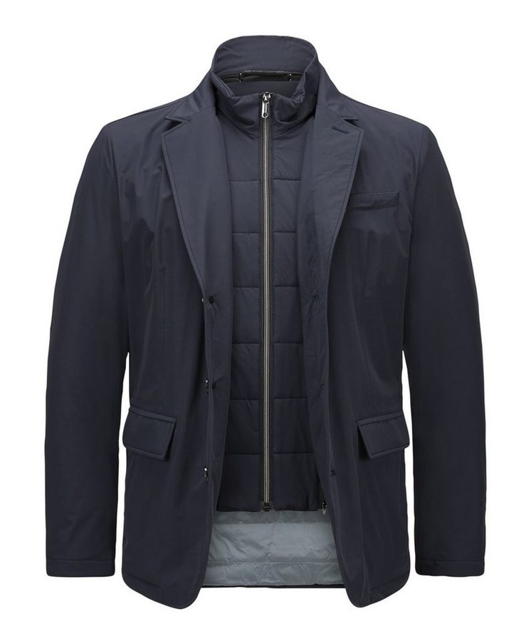 MILESTONE Jackenblazer MSBristol Tech-stretch Travel Blazer mit heraustrennbarer Blende