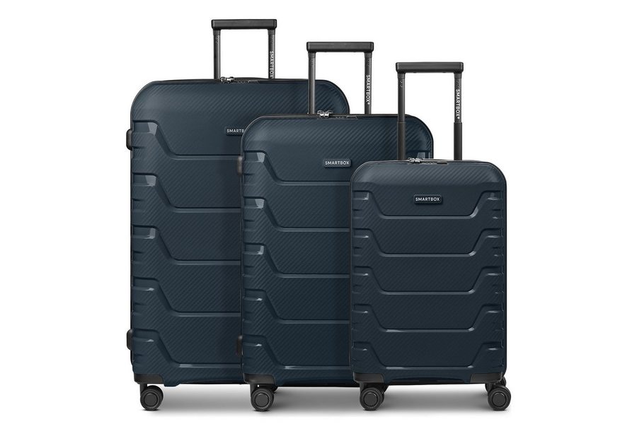 Smartbox Kofferset Edition 01 4 Rollen Kofferset 3-teilig mit Dehnfalte, (Set)