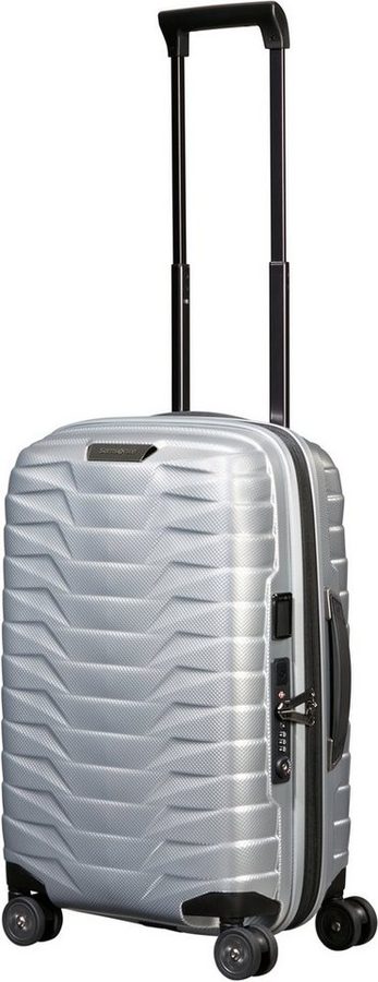 Samsonite Hartschalen-Trolley PROXIS, verschiedene Größen und Farben, 4 Rollen, arretierbares und versenkbares Druckknopf-Trolleysystem