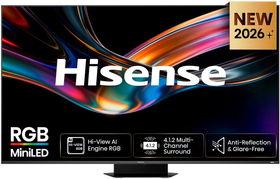 Hisense 75UR9DS Mini-LED-Fernseher (189 cm/75 Zoll, 4K Ultra HD, Smart-TV)
