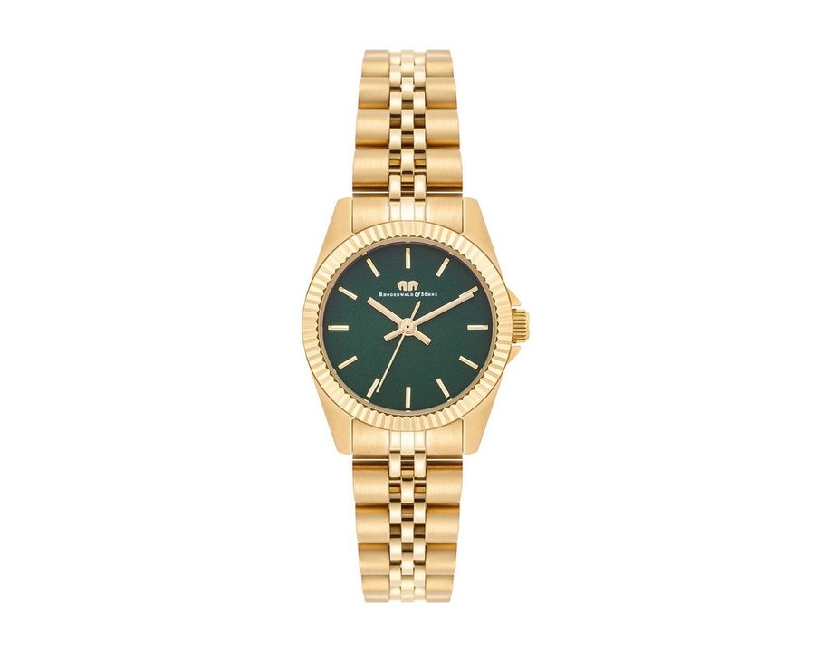 Rhodenwald & Söhne Quarzuhr Cassina gelbgold, Armband aus Edelstahl von Rhodenwald & Söhne