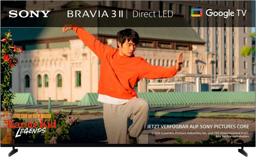 Sony K-50XR35M2 BRAVIA 3 II LED-Fernseher (126 cm/50 Zoll, 4K Ultra HD, Smart-TV, Google TV, BRAVIA 3 II, XR Prozessor mit KI, 120-Hz-Fernseher mit Dolby Vision/At)