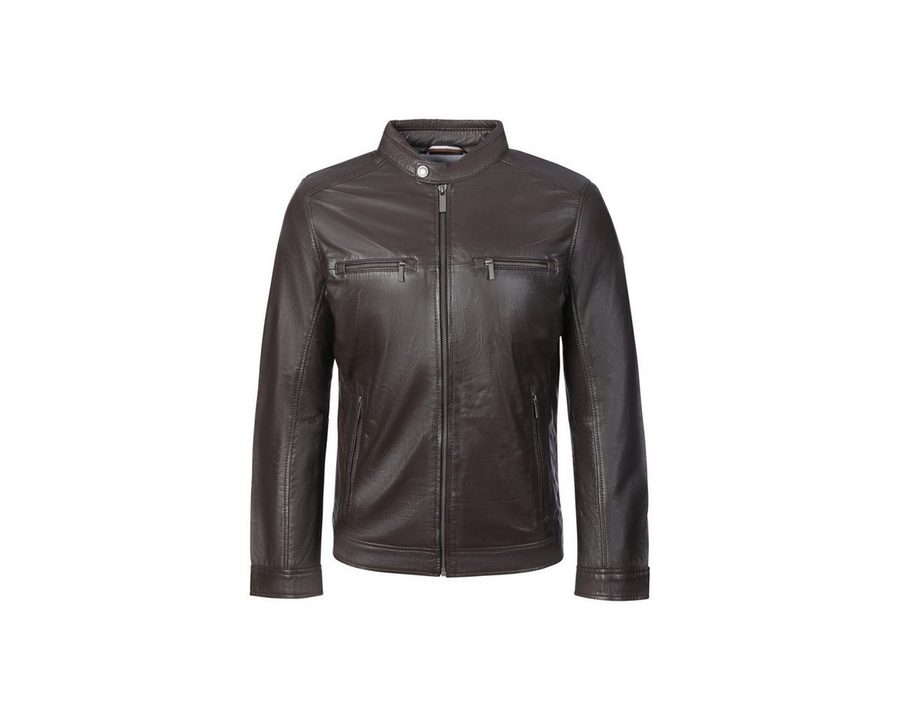 bugatti Lederjacke Dublin Herren Bomberjacke, Freizeitjacke, Blazer, Pufferjacke, Übergangsjacke von Bugatti