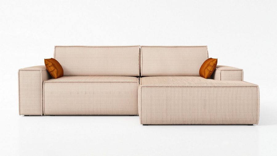 A&J MöbelLand GmbH Ecksofa TOR mit Bettkasten und Schlaffunktion Bonel von A&J MöbelLand GmbH