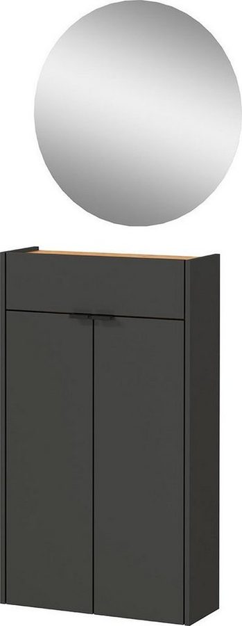 GERMANIA Garderoben-Set Ameca, (Set, 2-St), Mehrzweckschrank, geringe Tiefe, mit Selbsteinzug & Türdämpfung von Germania