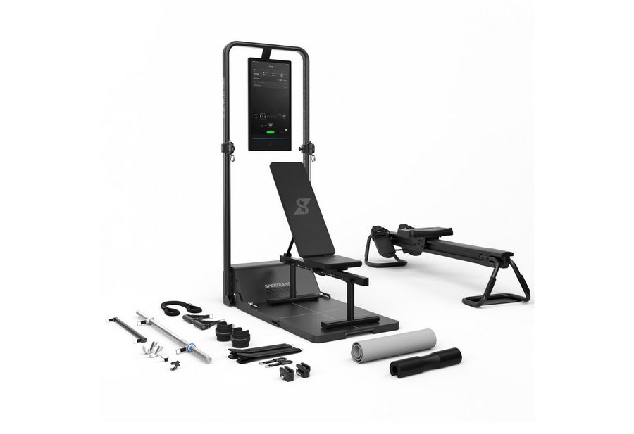 SPEEDIANCE Kraftstation Gym Monster 3S, All-in-One-Smart-Home-Gym für Ganzkörpertraining, (mit Trainingsbank und Ruderbank), Multifunktionale Smith-Maschine, Ganzkörper-Krafttrainingsgerät(Max)
