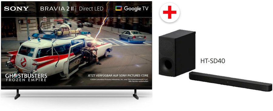 Sony K-50S25M2 50 BRAVIA 2 II DLED-Fernseher (126 cm/50 Zoll, 4K Ultra HD, Google TV)