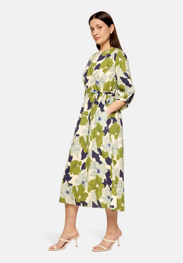 Cartoon Sommerkleid Damen mit Bindegürtel