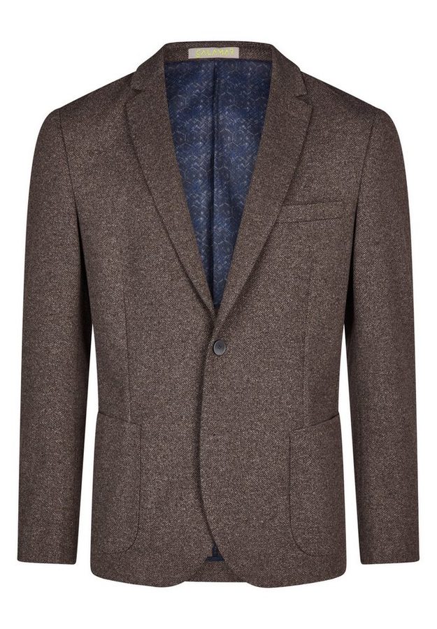 Calamar Sakko Minimalistischer Blazer in Wolloptik