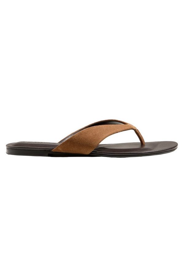 Next N- Premium Zehentrenner aus Leder Sandale