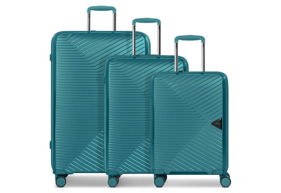 March15 Trading Trolleyset Gotthard Edition, 4 Rollen, (3-teilig, 3 tlg), Polypropylen